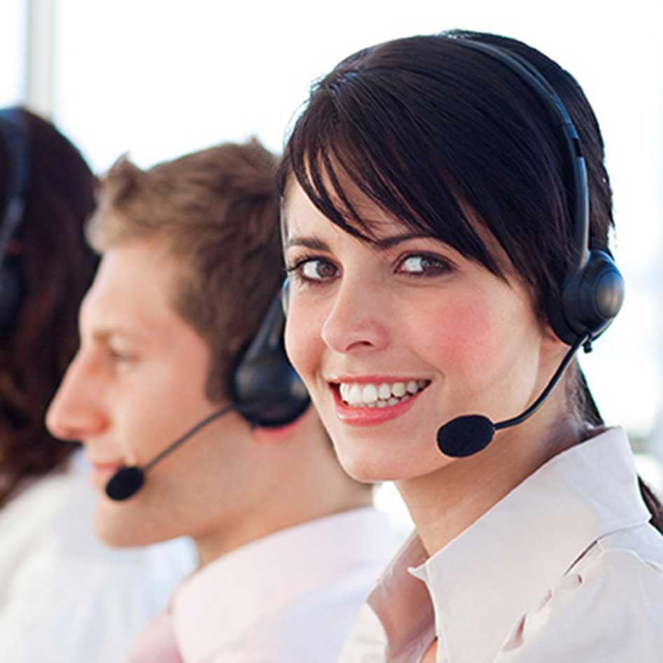 Female customer service representatve